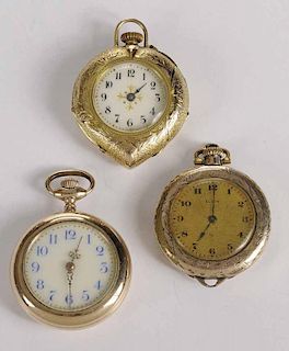 Three Lady's Pocket Watches