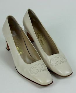 Womens Ferragamo Italian Leather heels