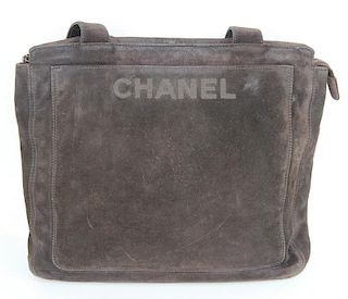 Vintage Channel Brown Leather Handbag