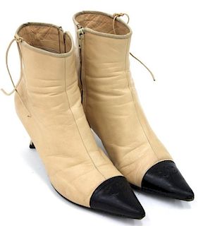 Ladies Channel Leather Boot Heels
