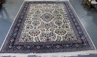 Vintage and Finely Woven Handmade Carpet.