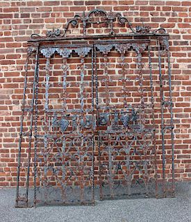 Large and Impressive Antique Iron Gates.