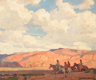 EDGAR PAYNE (1883-1947), Arizona Country