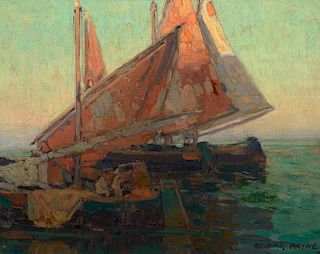 EDGAR PAYNE (1883-1947), Italian Boats