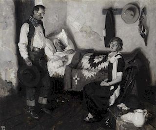 DEAN CORNWELL (1892-1960), Bedside (1924)