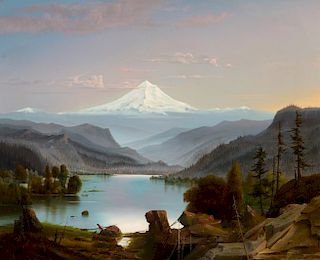 WILLIAM SAMUEL PARROTT (1843-1915), Mt. Hood; Northwest Coast