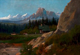 JOHN FERY (1859-1934), Belton Chalet, Glacier Park