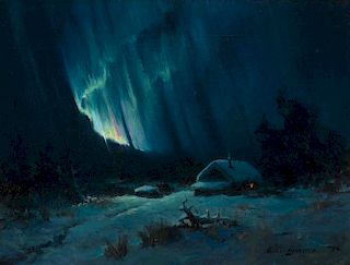 SYDNEY LAURENCE (1865-1940), Northern Lights (1921)