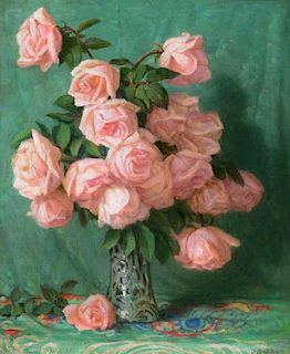JOSEPH H. SHARP (1859-1953), Roses