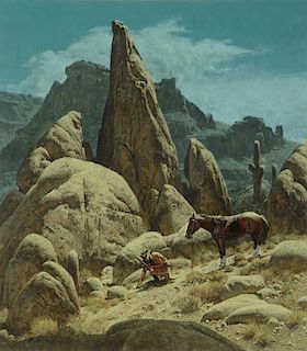 FRANK MCCARTHY (1924-2002), Finding the Sign (1974)