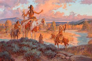 ROY ANDERSEN (b. 1930), A Blackfoot Lance
