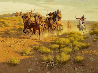 FRANK MCCARTHY (1924-2002), The Stage Attack (1971)