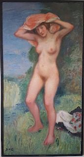 Georges D'Espagnat French Impressionist Nude LARGE