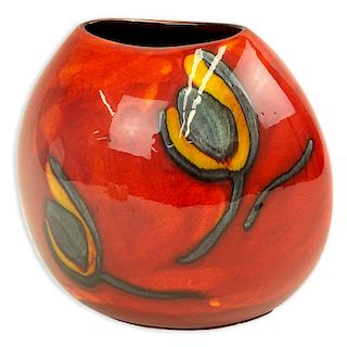Mid Century Poole Pottery Vase