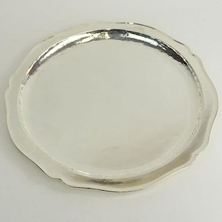 Silver Plate Round Tray