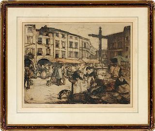 ARMAND COUSSENS ETCHING