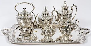 WHITING MFG. CO. STERLING TEA SERVICE C.1913-1915