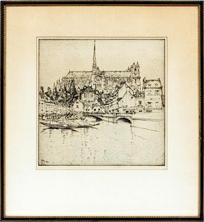 ERNEST ROTH ETCHING 1914