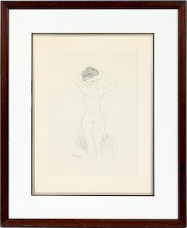 AFTER RODIN LITHOGRAPH