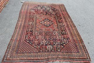 Antique Finely Woven Handmade Carpet