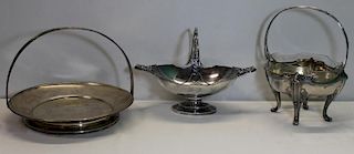 SILVER. Continental and American Silver Basket