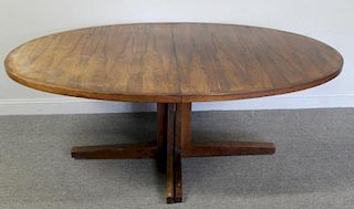 Midcentury Brazilian Rosewood Dining Table.