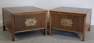 Pair of Vintage Asian Motif Side Tables.
