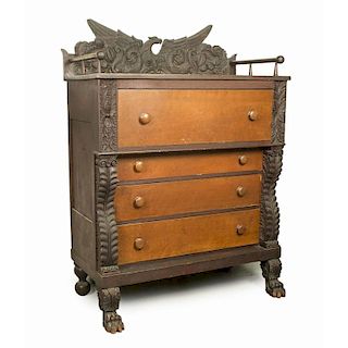 American Classical Eagle Chest of Drawers
