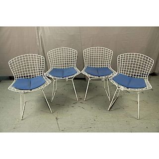Four Harry Bertoia (1915-1978) Knoll Wire Chairs