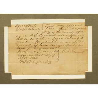 1864 Yazoo County, Mississippi Slave Credit
