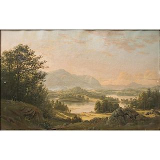 Edward Nichols (1819-1871) Landscape  Painting