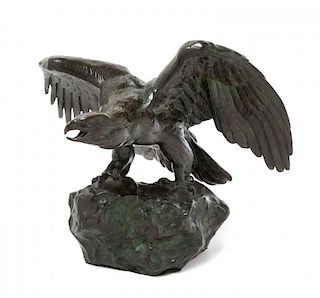 Antoine-Louis Barye, (French, 1796-1875), Eagle