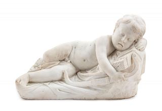 Artist Unknown, (Italian, 19th Century), Sleeping Cupid