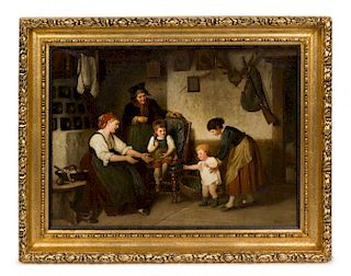 Piet Meiners, (Dutch, 1857-1903), First Steps