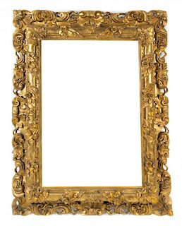 A Continental Giltwood Frame Height 40 x width 30 1/2 inches.