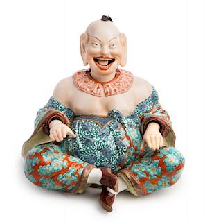 A Continental Porcelain "Nodder" Figure Height 10 1/2 inches.
