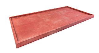 A Shagreen Veneered Tray 31 x 16 inches.