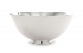 An American Silver Center Bowl, Tiffany & Co., New York, NY, after a design by Joseph Conyers.