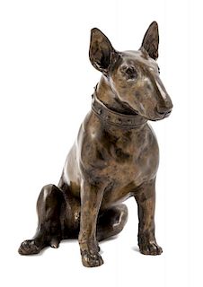 Audrey Fournier, (American, b. 1941), Bull Terrier