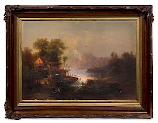 Artist Unknown, (American, 19th Century), Mill Scene