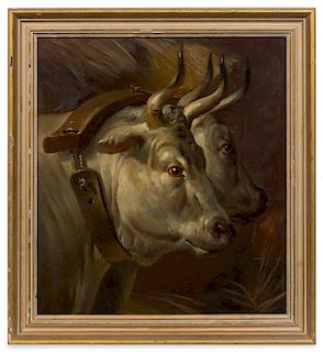 Artist Unknown, (American, 20th Century), Cows