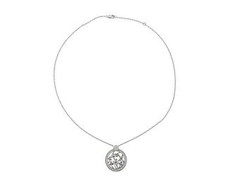 Suna Platinum Diamond Pendant Necklace