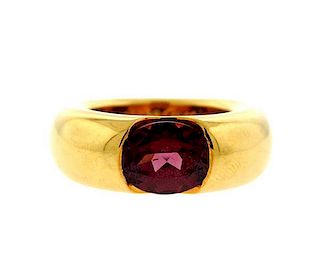 Cartier 18k Gold Pink Tourmaline Ring