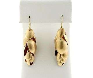 Ted Muehling 14k Rose Gold Dangle Earrings