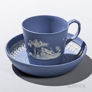 Turner Solid Blue Jasper Cup and Saucer