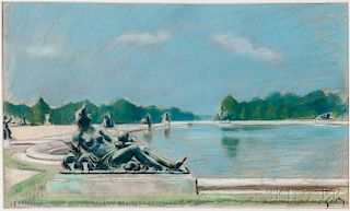 Drian (French, 1885-1961)      Pool at Versailles