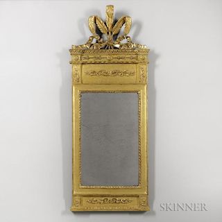 Continental Neoclassical-style Gilded Mirror