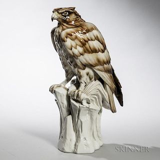 Continental Porcelain Falcon