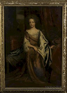 British School, 19th Century      Portrait of Miss Frances Jennings (1647-1730), Later Frances Talbot, Countess of Tyrconnel