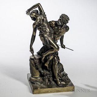 After Claude Michel Clodion (French, 1738-1814)   Bronze Figure of the Abduction of Persephone